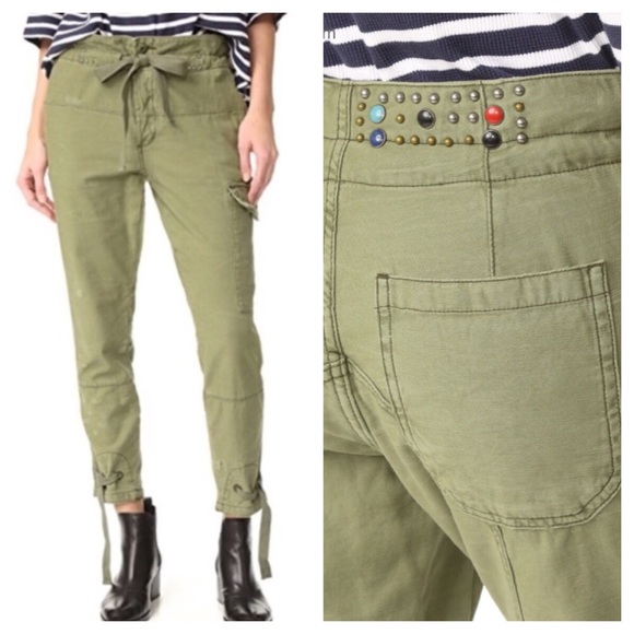 Free People Pants - Free People Don’t Get Lost Utility Cargo Pants 0